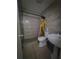 Bathroom with walk-in shower, toilet, and sink at 3463 Fekany Pl, Orlando, FL 32805