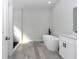 Bathroom featuring a modern freestanding tub, tiled shower, and vanity at 4364 Sw 172Nd Street Rd, Ocala, FL 34473