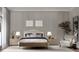 Serene bedroom with paneled accent wall, soft lighting, and stylish decor at 11303 Windermere Rd, Windermere, FL 34786