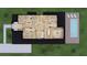 Detailed second floor plan showing bedrooms, bathrooms, and gathering spaces, plus pool at 11303 Windermere Rd, Windermere, FL 34786