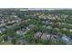 Aerial view of neighborhood and community with tree-lined streets and sidewalks at 11415 N Camden Commons Dr, Windermere, FL 34786