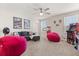 Upstairs recreational loft area for games and relaxation at 11993 Charades St, Orlando, FL 32832