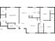 Floor plan features the layout of the home with labeled rooms and features at 131 Pecan Pass, Ocala, FL 34472