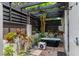 Tropical outdoor shower surrounded by lush greenery, offering a private and refreshing experience at 141 S Phelps Ave, Winter Park, FL 32789