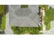 Birds eye view of the roof, showing the many roof planes, and roof vents at 14244 Walcott Ave, Orlando, FL 32827