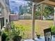 Backyard with shed at 1449 Amanda Rd, Kissimmee, FL 34744