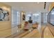 Grand lobby with modern decor, polished floors, and comfortable seating area at 150 E Robinson St # 2002, Orlando, FL 32801
