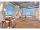 Stylish residents lounge with modern furniture and floor to ceiling windows with city views at 150 E Robinson St # 2002, Orlando, FL 32801