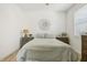 Inviting bedroom with a ceiling fan, and a calming, neutral palette at 17226 Hickory Wind Dr, Clermont, FL 34711