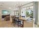 Dining room with a view of outdoor patio and backyard at 17226 Hickory Wind Dr, Clermont, FL 34711