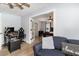 Bonus room provides flex space and offers an adjacent bedroom through glass french doors at 2117 Stone Abbey Blvd, Orlando, FL 32828