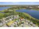 Gorgeous aerial view of the neighborhood near a lake at 2842 Balforn Tower, Winter Garden, FL 34787