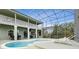 Enjoy the view of the pool and the second-story balcony in this expansive backyard at 2842 Balforn Tower, Winter Garden, FL 34787