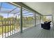 Spacious screened patio with seating area, offering an outdoor retreat for relaxation and enjoying the surrounding views at 2842 Balforn Tower, Winter Garden, FL 34787