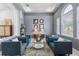 Comfortable living area with modern furniture, natural light, and stylish decor at 3891 Brantley Place Cir, Apopka, FL 32703