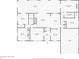 Detailed floor plan showcasing the layout of the home, including bedrooms, bathrooms, living areas, and garage at 4141 Fallwood Cir, Orlando, FL 32812