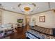 Spacious bedroom with hardwood floors, decorative ceilings and lots of natural light at 6139 Greatwater Dr, Windermere, FL 34786