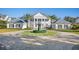A magnificent home exterior with a fountain and circular driveway at 6139 Greatwater Dr, Windermere, FL 34786