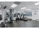 Well-equipped gym with treadmills, weight machines, mirrors, and motivational decor at 917 Royal Oak Blvd, Leesburg, FL 34748