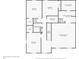 Second floor plan featuring bedrooms, bathrooms, closets and laundry room at 10097 Lake District Ln, Orlando, FL 32832