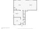 Detailed first floor floor plan showcasing the kitchen, living room, dining room, office, and entry at 10097 Lake District Ln, Orlando, FL 32832
