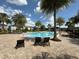 Beautiful community pool featuring lounge chairs and well-kept grounds at 11091 Bagley Aly, Windermere, FL 34786