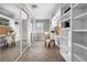 Office space featuring built-in bookshelves, neutral walls, and a desk at 1204 Howell Creek Dr, Winter Springs, FL 32708