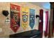 Close-up of decorative themed banners and bedroom furniture at 1466 Moon Valley Dr, Champions Gate, FL 33896