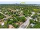 Aerial shot showing the house's proximity to Downtown Orlando and Harry P. Leu Gardens at 2312 Corrine Dr, Orlando, FL 32803