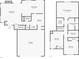 Complete floorplan highlighting room dimensions for both levels of the house at 2706 Donaldson Dr, Orlando, FL 32812