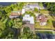 Birds eye view of the property displaying its proximity to other homes and a lake at 2814 Conway Gardens Rd, Orlando, FL 32806