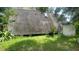 Backyard needing some TLC with a shed at 283 Oak Ln, New Smyrna Beach, FL 32168