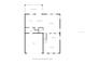 Floor plan of first floor including kitchen, living room, and garage at 2926 Boating Blvd, Kissimmee, FL 34746