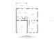 Schematic floor plan of the first floor of the home with listed square footage at 2926 Boating Blvd, Kissimmee, FL 34746