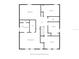 Detailed floorplan showcasing bedroom sizes and layout of the second floor at 2926 Boating Blvd, Kissimmee, FL 34746