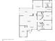 Detailed floor plan featuring the layout of the kitchen, lanai, living room, bedrooms, and bathrooms at 2975 White Cedar Cir, Kissimmee, FL 34741
