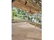 Wooden pergola features a ceiling fan, and offers a shady retreat from the Florida sun at 3146 Byington Terrace Ter, Deltona, FL 32738