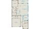 Detailed floor plan showcasing a three-bedroom layout, kitchen, lanai, and two-car garage at 3361 Orange Rose Loop, Apopka, FL 32712