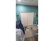 Bedroom with aqua wall and decor at 3986 Bedford Ave, Winter Haven, FL 33884
