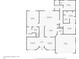 Detailed floor plan showcasing the layout of this beautiful one-story home with bedrooms, bathrooms, and living spaces at 4161 Leafy Glade Pl, Casselberry, FL 32707