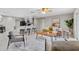 Inviting open floorplan combines living and kitchen spaces, with stylish furnishings and ample natural light at 4161 Leafy Glade Pl, Casselberry, FL 32707