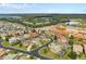 Stunning aerial view of a residential area with beautiful homes and lush greenery nearby at 426 Vista Loop, Davenport, FL 33897