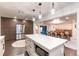 Spacious kitchen with a marble island and modern stainless steel appliances at 446 Piney Croft Ln, Maitland, FL 32751