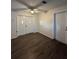 The living room has ample natural light and new flooring at 5123 Turnbull Dr, Orlando, FL 32812