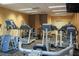 Full fitness center with treadmills, bikes, and weights at 8101 Resort Village Dr # 31501, Orlando, FL 32821