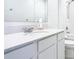Bathroom featuring vanity with single sink and modern fixtures at 942 Jackson Ave, Davenport, FL 33837