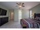 Spacious main bedroom with hard wood flooring and attached bathroom at 12618 Greco Dr, Orlando, FL 32824