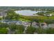 Aerial view of several homes near a lake at 14231 Sonco Ave, Windermere, FL 34786