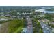 Aerial view of a neighborhood and lake at 14231 Sonco Ave, Windermere, FL 34786