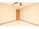 This bedroom includes a ceiling fan and a door at 1575 N Ridge Lake Cir, Longwood, FL 32750